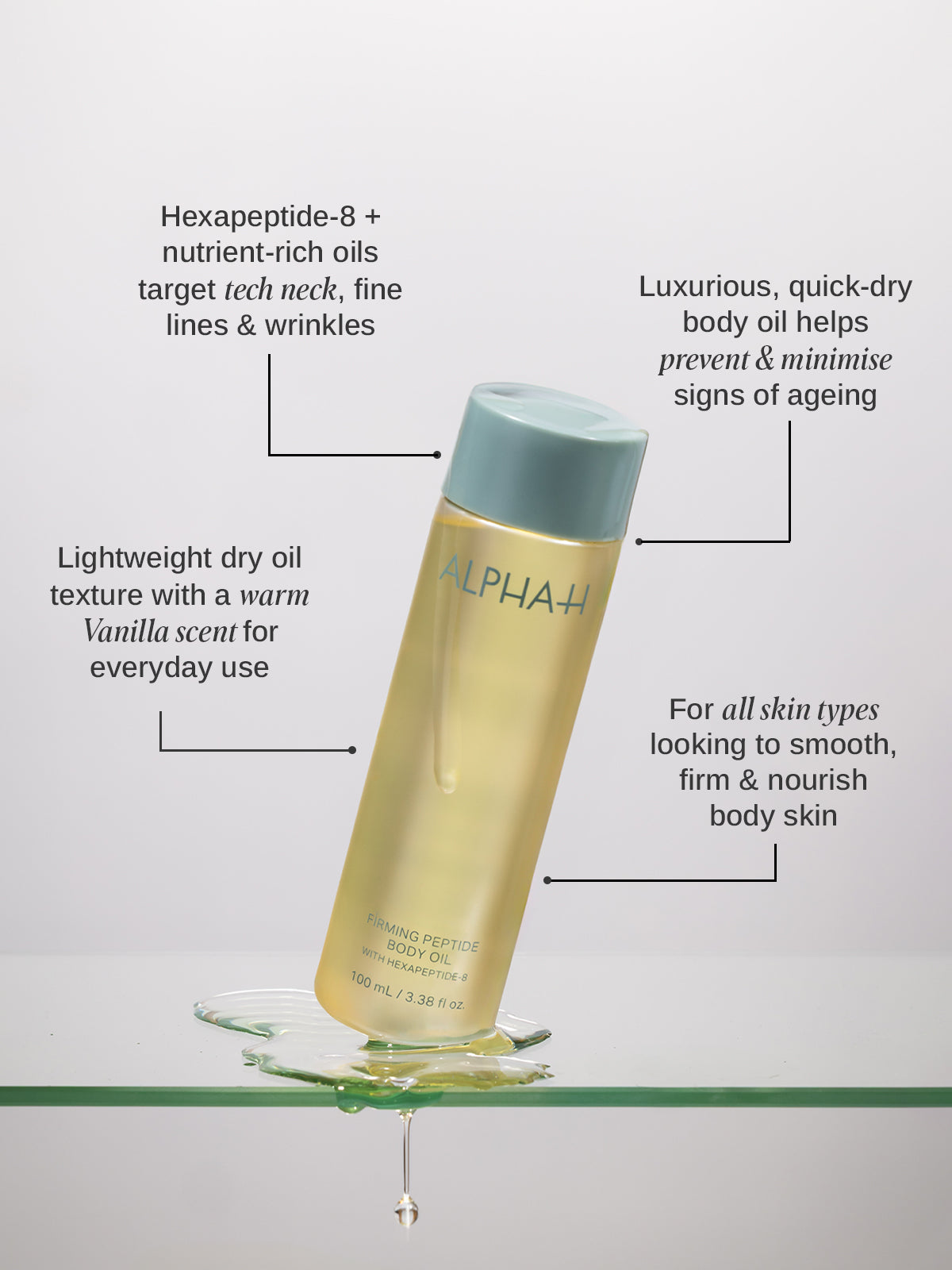 Firming Peptide Body Oil - Alpha-H Skincare Australia