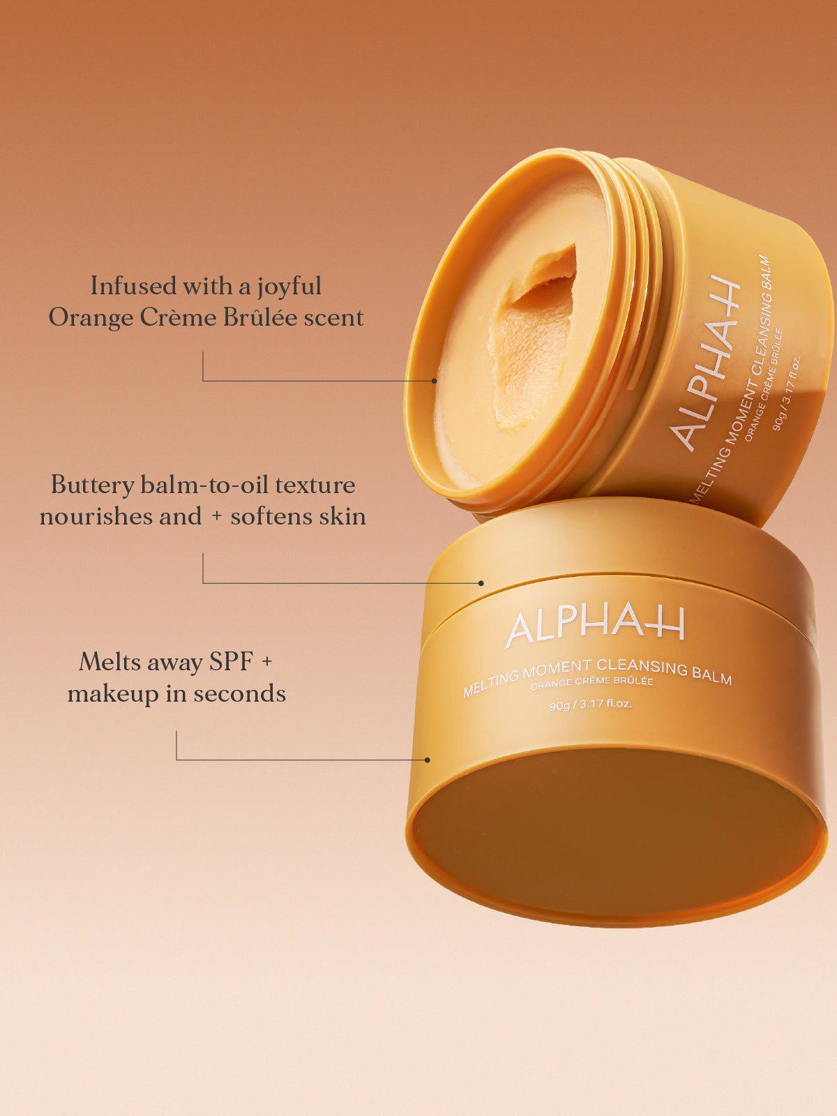 Orange Crème Brûlée Melting Moment Cleansing Balm - Alpha-H Skincare Australia