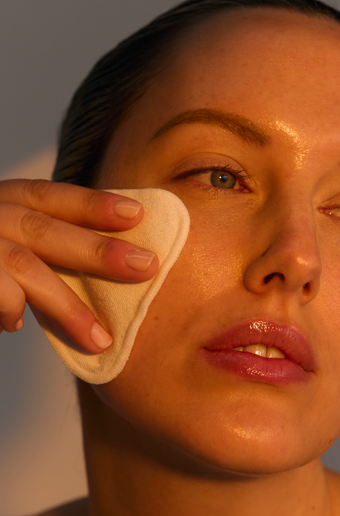 Step 1: Exfoliate + Brighten