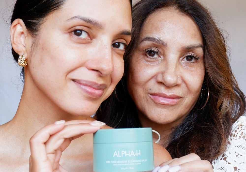 alpha-h melting moment cleansing balm sage