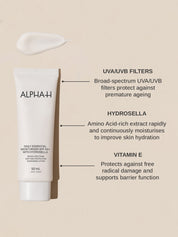 Daily Essential Moisturiser SPF 50+ With Hydrosella - Alpha-H Skincare Australia