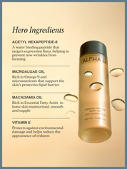 Firming Peptide Body Oil with Hexapeptide-8 - Alpha-H Skincare Australia