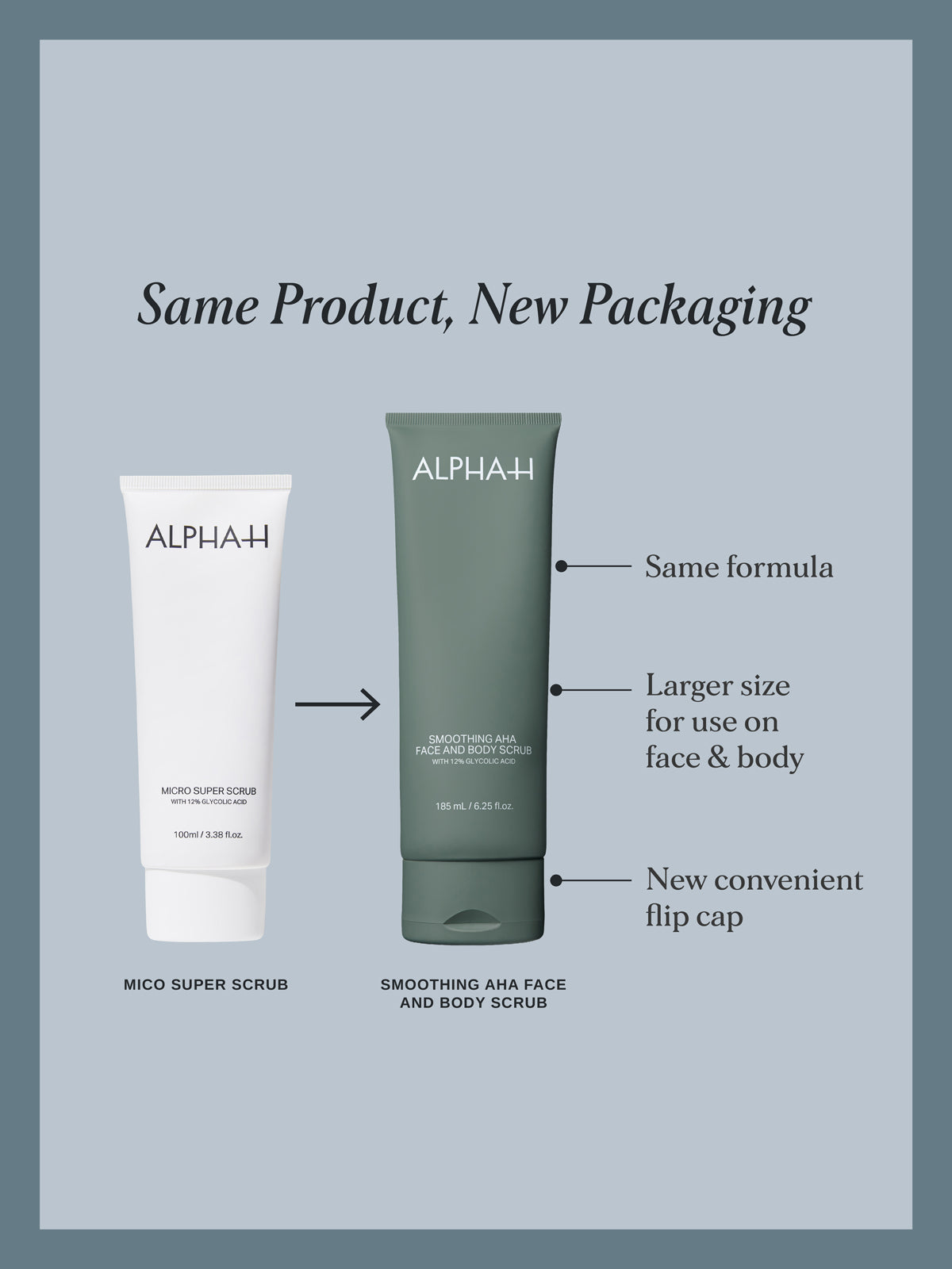 Smoothing AHA Face and Body Scrub