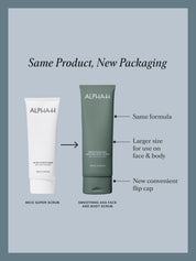 Smoothing AHA Face and Body Scrub