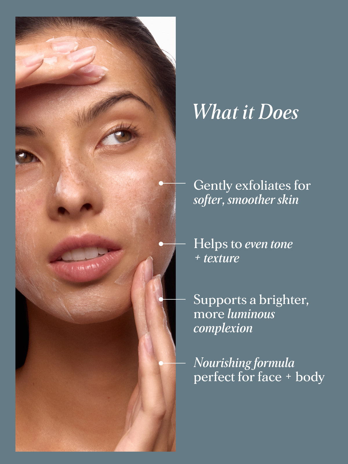 Smoothing AHA Face and Body Scrub