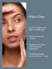 Smoothing AHA Face and Body Scrub